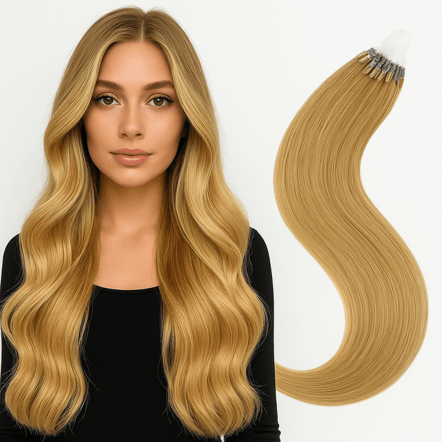 Russian Hair Microring Extensions #12