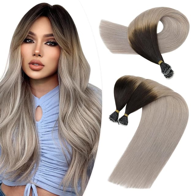 Aoro Nanoring Ombre Extensions #1B Grey