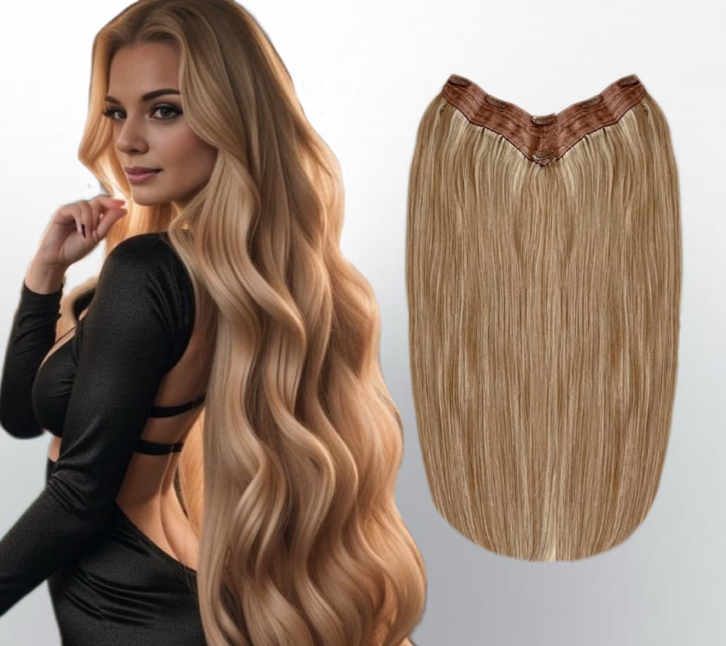 Trese de Par Natural V-Shape #18