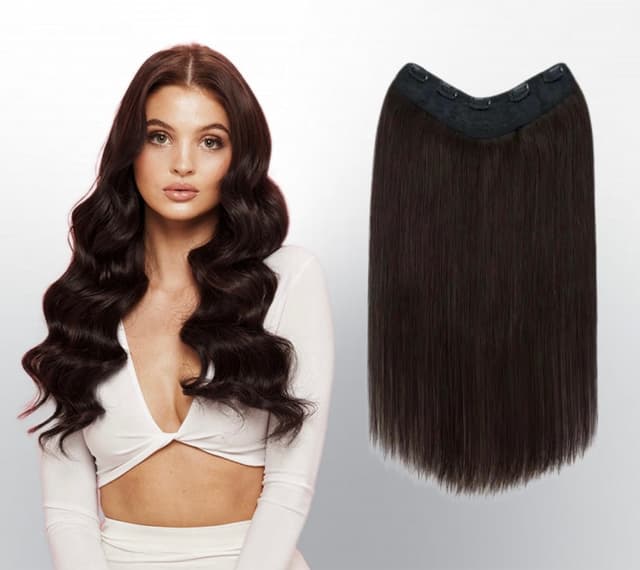V-SHAPE Super Volume Hairpiece Dark Brown #2L
