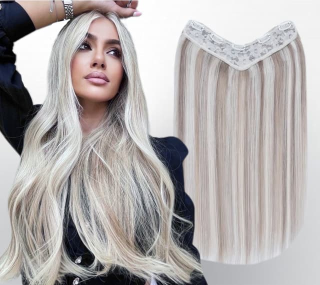 Tresa de par V-SHAPE Luxe Balayage #19/Silver
