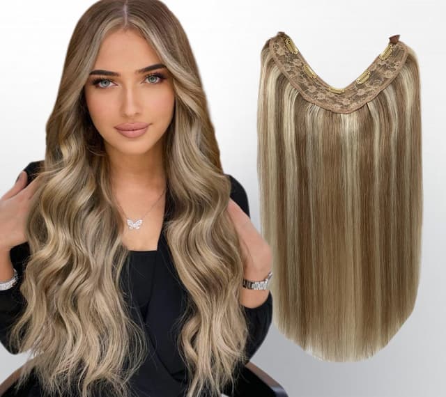 V-SHAPE Luxe Hairpiece  Balayage #7/#18