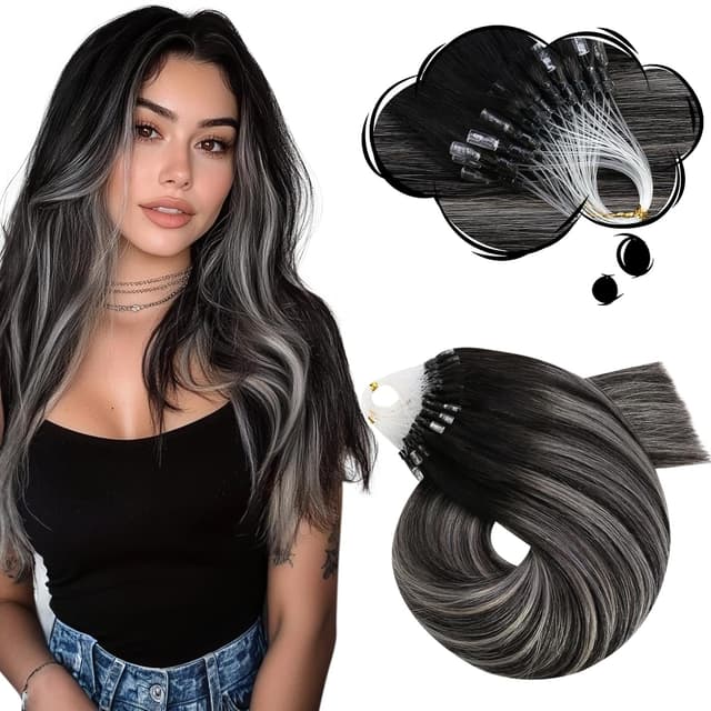 Aoro Microring Balayage #1B Grey Aoro Microring Balayage #1B Grey