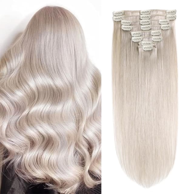 Aoro Clip-On Extensions Light Grey Aoro Clip-On Extensions Light Grey