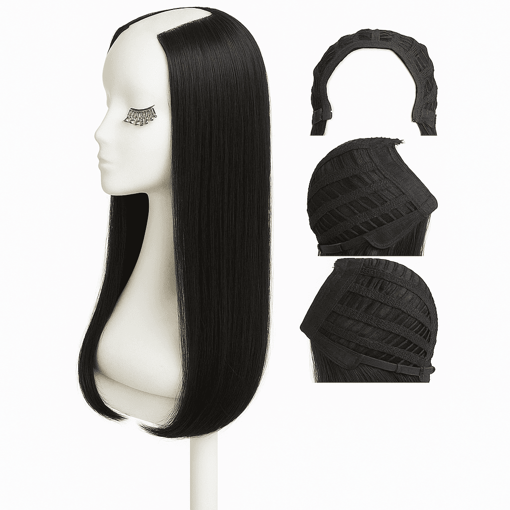 Semiperucă 1B Negru Natural