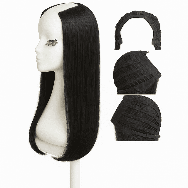 Half Wig 1B Natural Black Half Wig 1B Natural Black