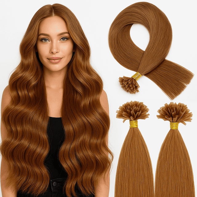 Russian Hair Keratin Extensions #30M #2 Auburn Russian Hair Keratin Extensions #30M #2 Auburn
