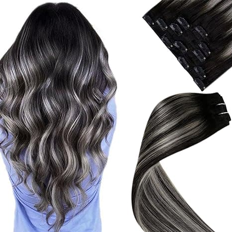 Extensii Clip-On Aoro Balayage #1 Grey Extensii Clip-On Aoro Balayage #1 Grey