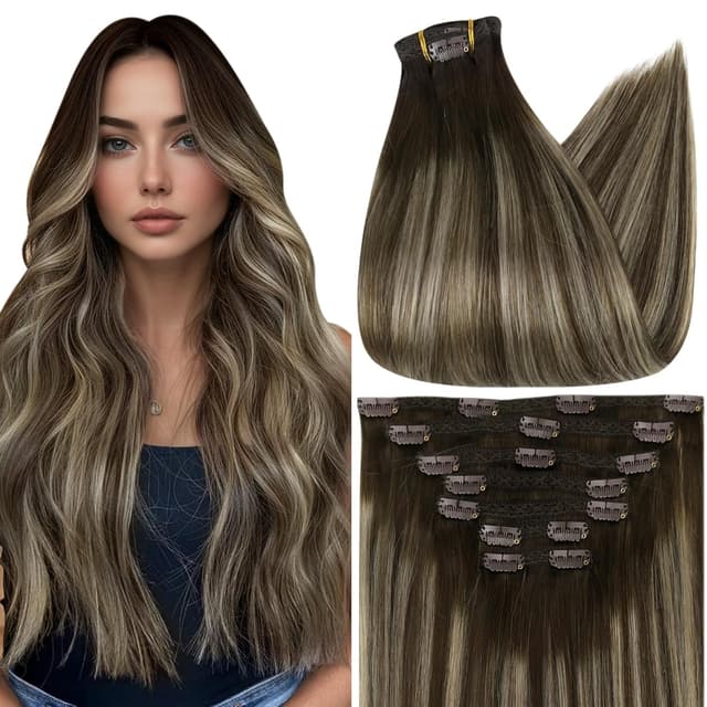 Extensii Clip-On Aoro Balayage #2 #8 #2 Extensii Clip-On Aoro Balayage #2 #8 #2