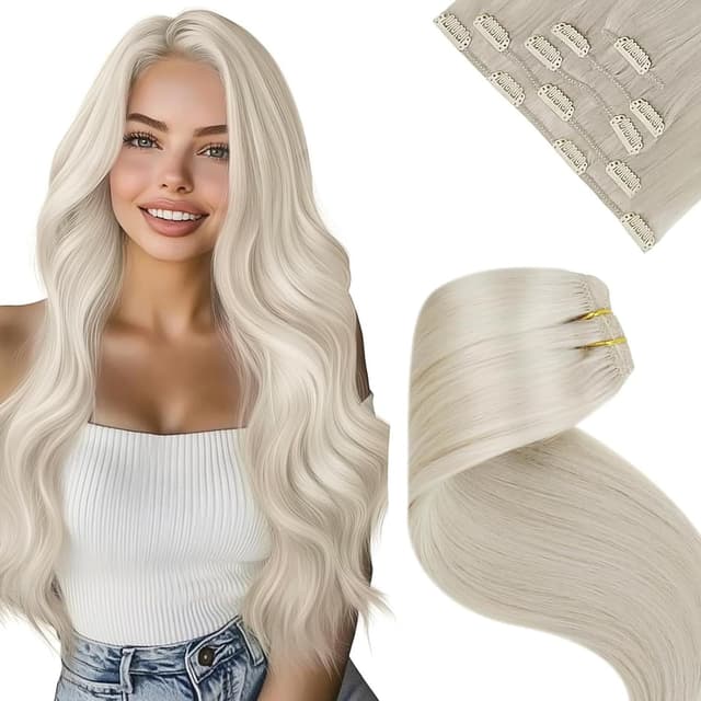 Extensii Clip-On Luxe Silver Extensii Clip-On Luxe Silver