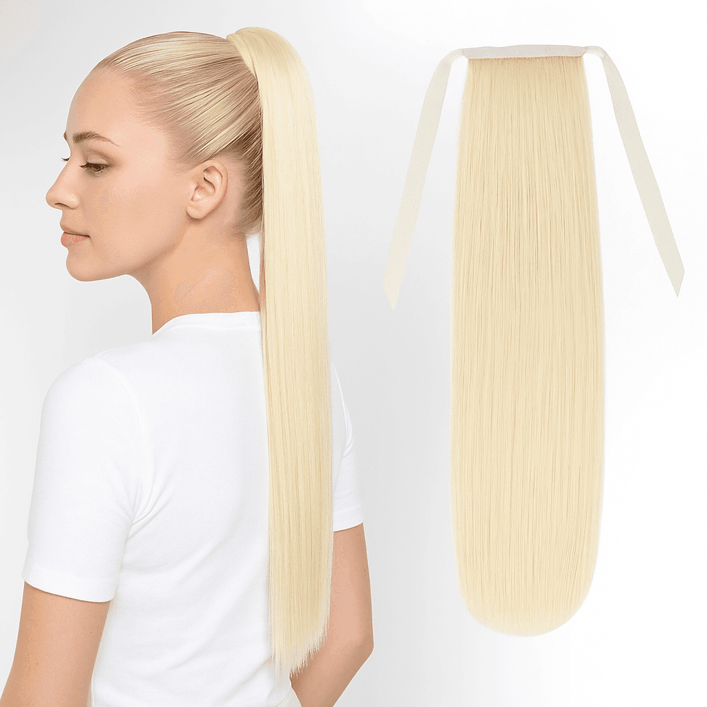 Coada de Păr Aoro #100 Blond Alb