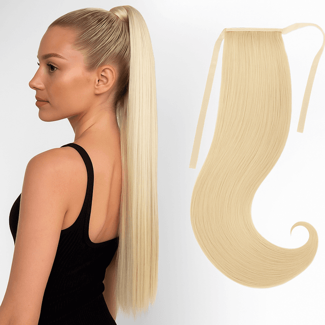 Coada de Păr Luxe #60 Blond Deschis Coada de Păr Luxe #60 Blond Deschis