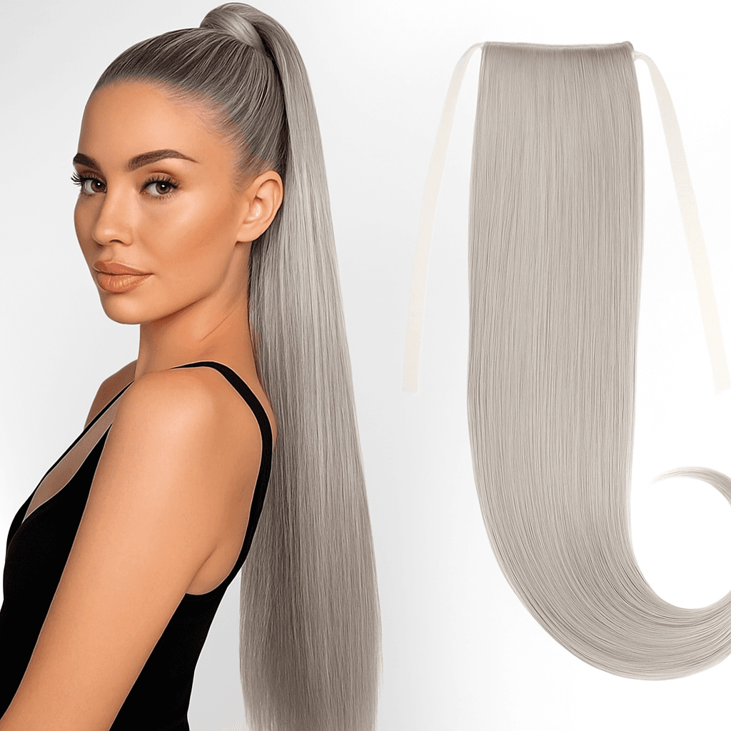 Coada de Păr Aoro Light Grey