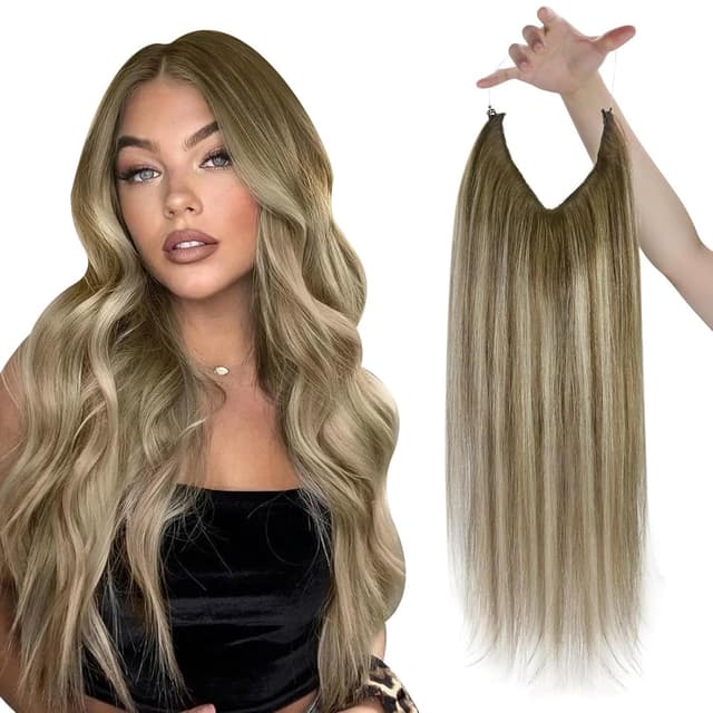 Aoro Flip In Hair Extensions Balayage #7 #18 Aoro Flip In Hair Extensions Balayage #7 #18