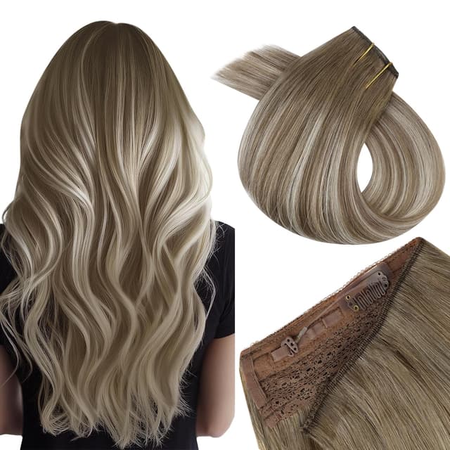 Aoro Flip In Hair Extensions Balayage #8 #18 Aoro Flip In Hair Extensions Balayage #8 #18