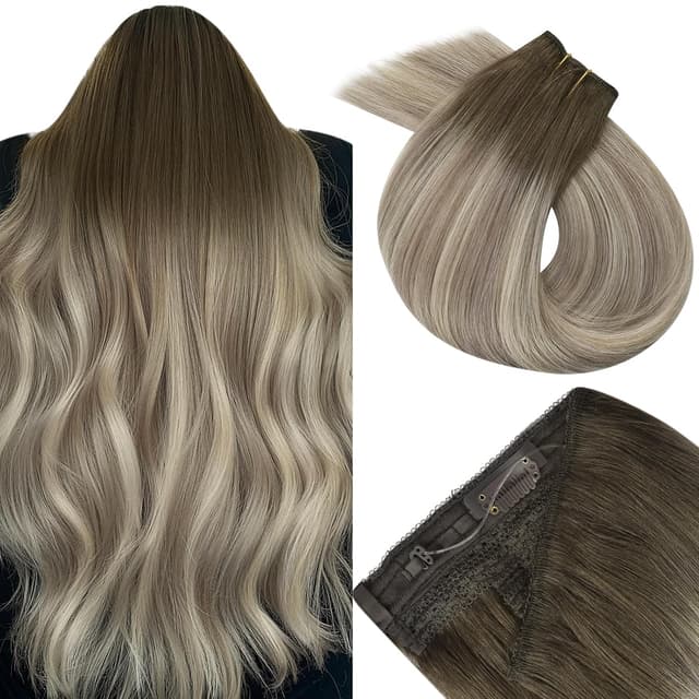 Aoro Flip In Hair Extensions Balayage #9 #60A Aoro Flip In Hair Extensions Balayage #9 #60A