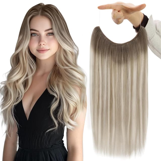 Aoro Flip In Hair Extensions Ombre #9 Silver Aoro Flip In Hair Extensions Ombre #9 Silver
