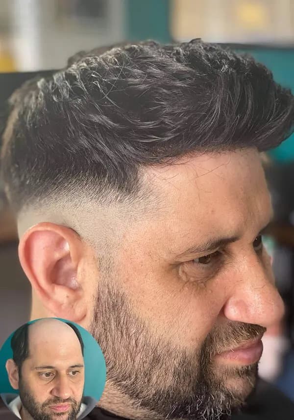 Perucă pentru bărbați grey II