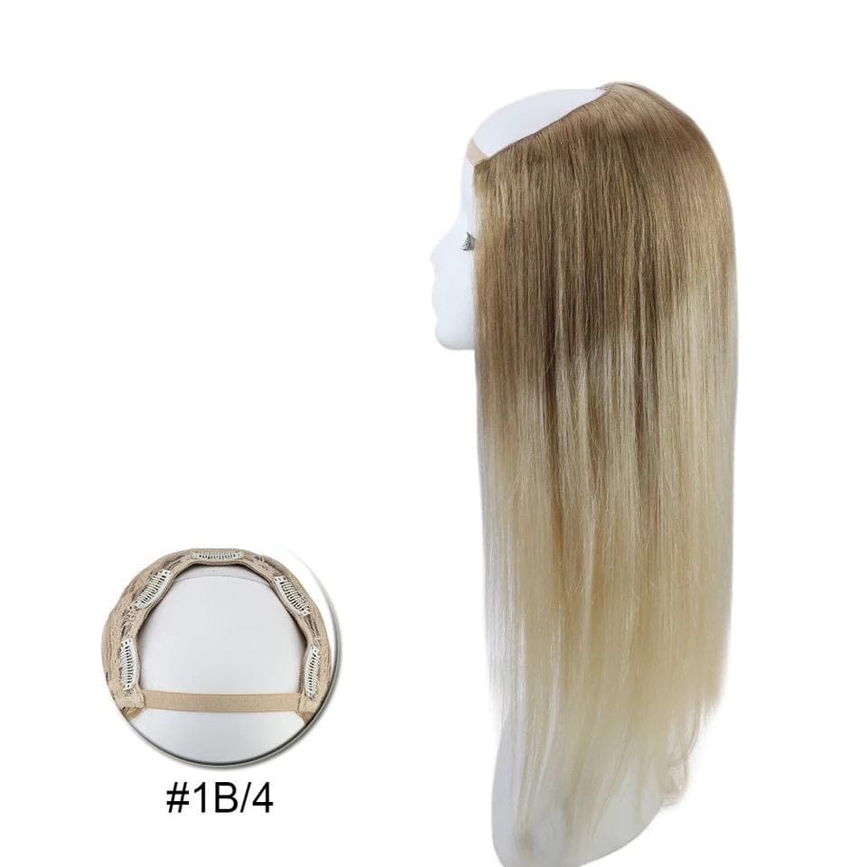 Semiperucă Ombre Șaten Deschis Blond Deschis