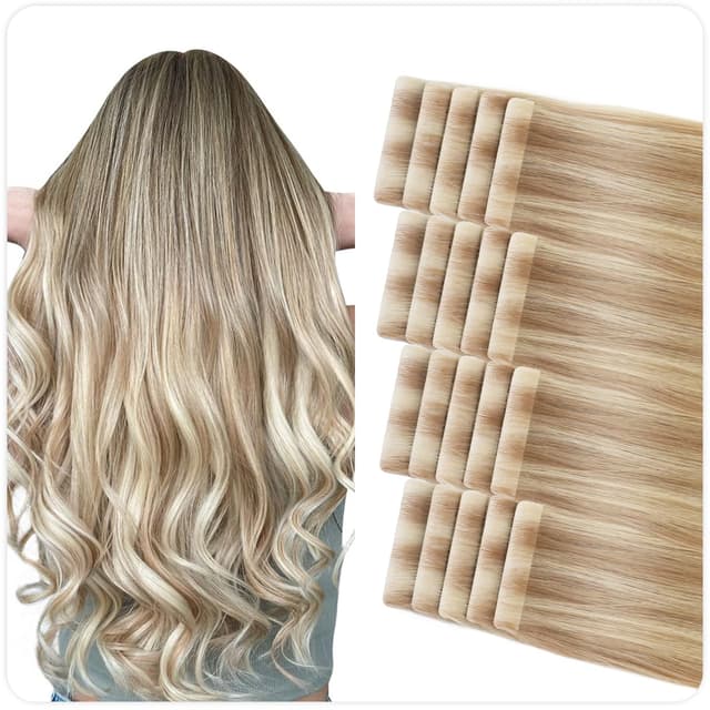 Extensii Invisible Tape Balayage #18 #60 Extensii Invisible Tape Balayage #18 #60