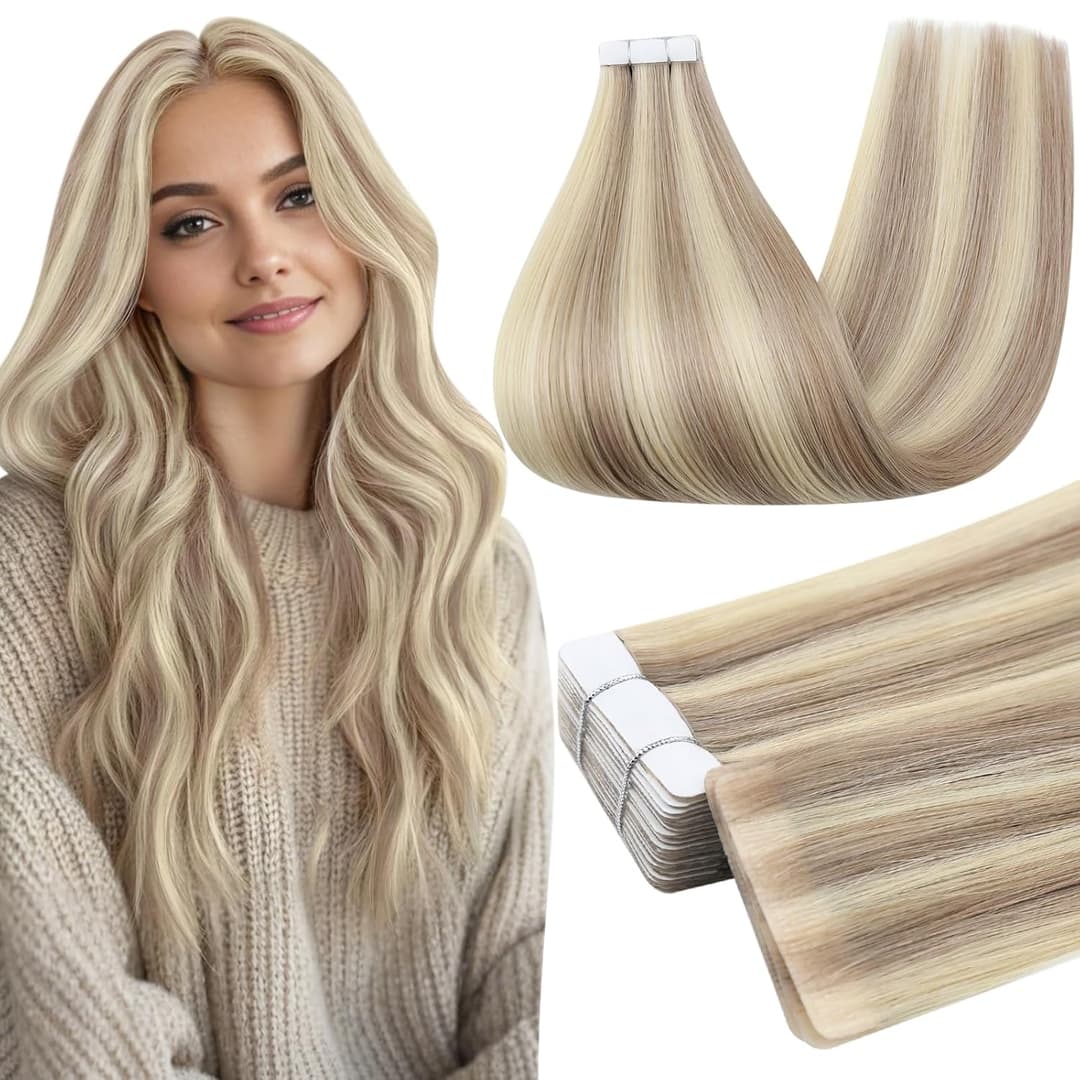 Extensii Invisible Tape Balayage #20 #60 Ash