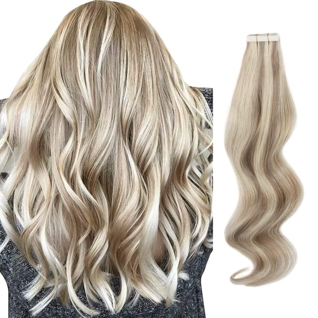 Extensii Tape In Aoro Balayage #19 Silver Extensii Tape In Aoro Balayage #19 Silver