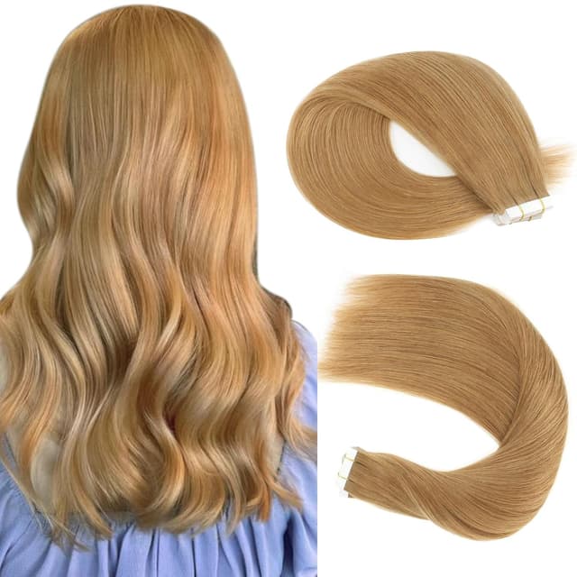 Aoro Tape In Extensions #8N Hazelnut Blonde Aoro Tape In Extensions #8N Hazelnut Blonde