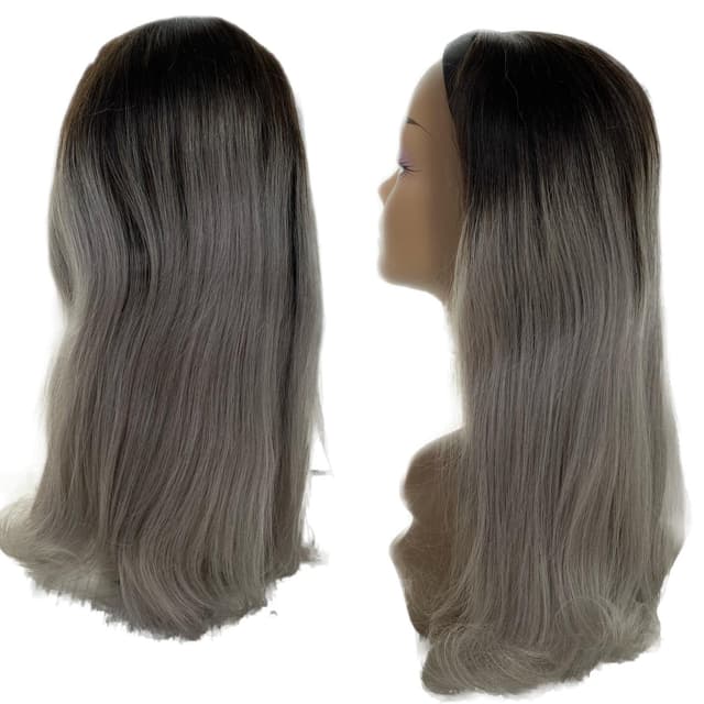 Volume Wefts with Headband Luxe Ombre Black/ Grey Volume Wefts with Headband Luxe Ombre Black/ Grey