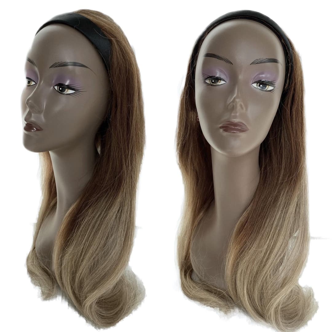 Mese de Volum cu Cordeluta Luxe Ombre Saten Natural / Blond Nisipiu