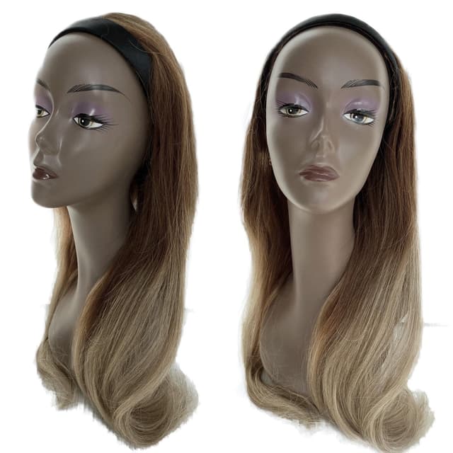 Volume Wefts with Headband Luxe Ombre Natural Brown / Golden Brown Volume Wefts with Headband Luxe Ombre Natural Brown / Golden Brown