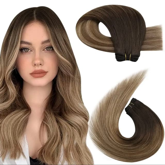 Separate Wefts Luxe Balayage #3 #24 Separate Wefts Luxe Balayage #3 #24