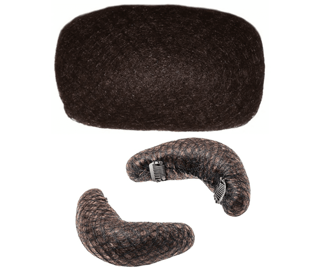 Set of 3 natural hair sponges for brown buns Set of 3 natural hair sponges for brown buns