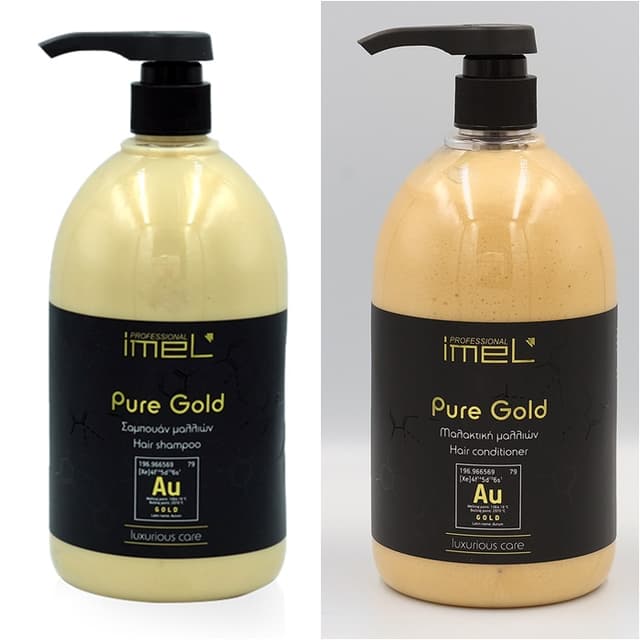 Professional Care Set (shampoo/conditioner) with gold particles, PURE GOLD Professional Care Set (shampoo/conditioner) with gold particles, PURE GOLD