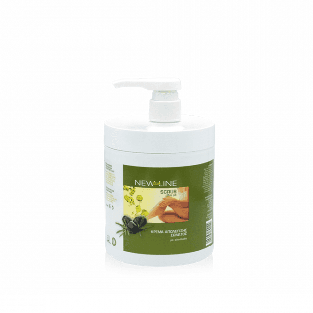 New Line Olive Oil Crema exfolianta pentru corp 1000ml New Line Olive Oil Crema exfolianta pentru corp 1000ml