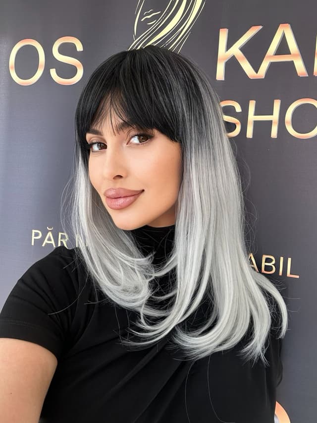 Ombre 1b-grey bobo wig Ombre 1b-grey bobo wig