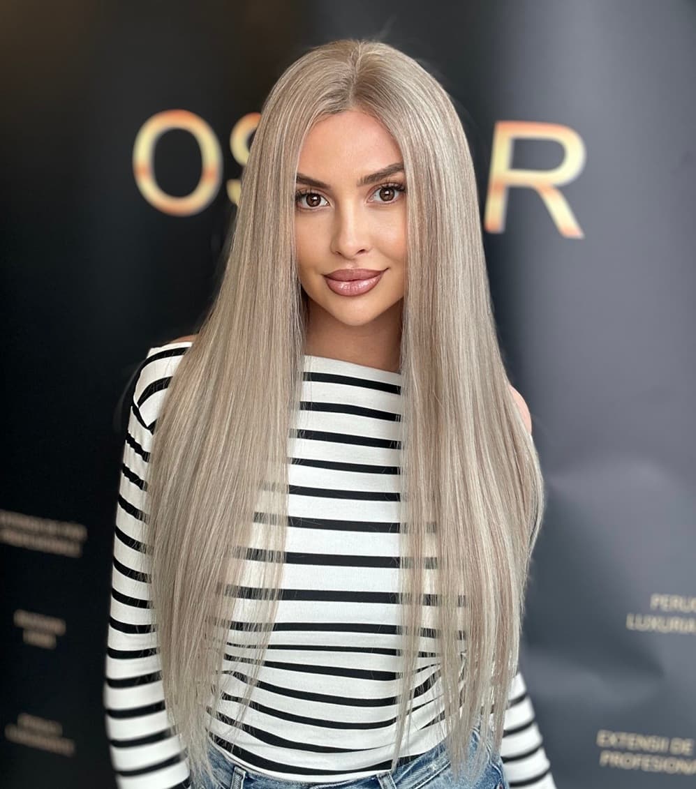 Peruca Ice Blond Glam