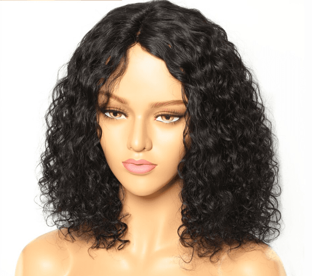 Peruca din par natural saten foarte inchis cret Peruca din par natural saten foarte inchis cret